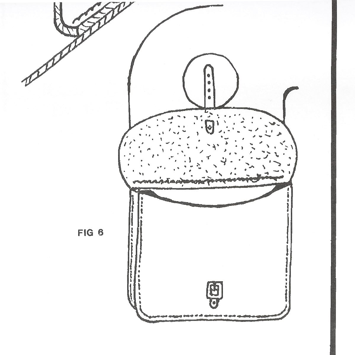 Patrons pour sacoche de selles en cuir 6030-00