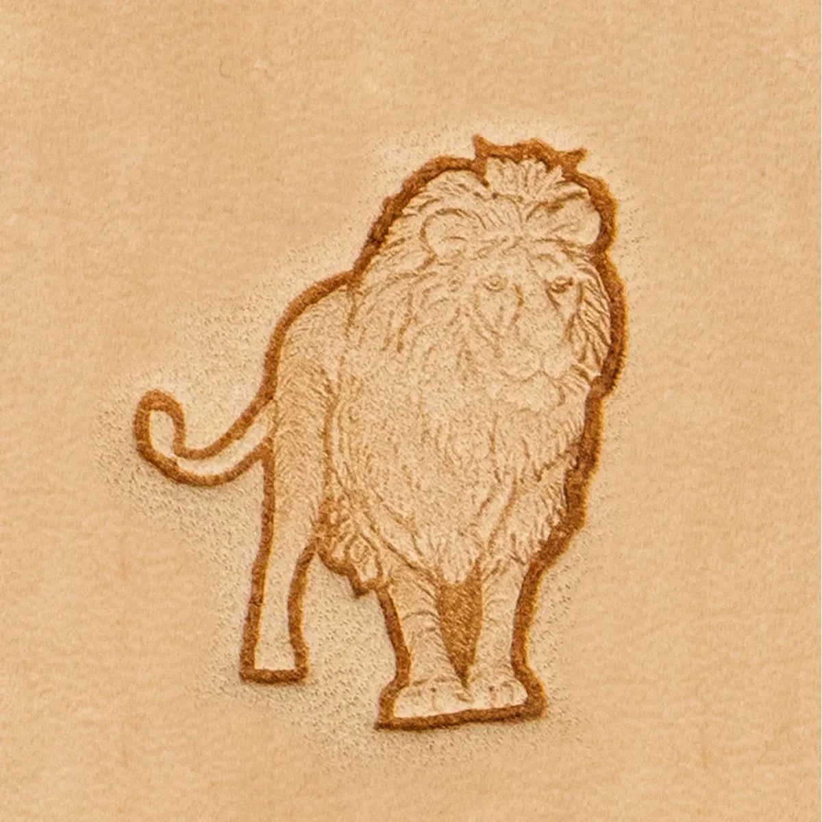 Matoir 3D Lion - Repoussage cuir