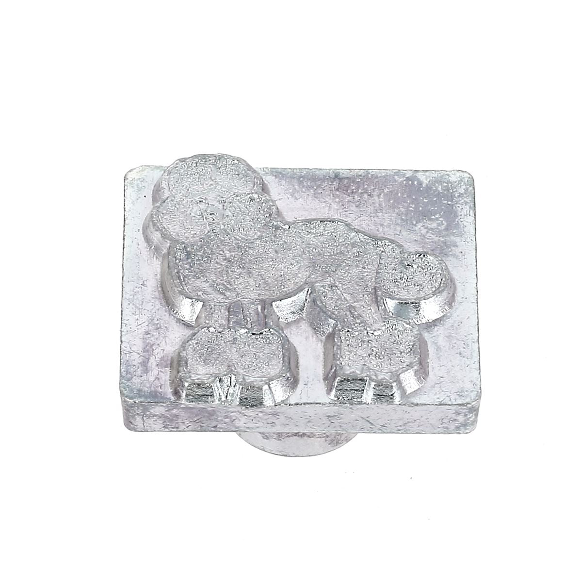 Timbre matoir pour marquer le cuir tannage végétal  - Caniche Royal