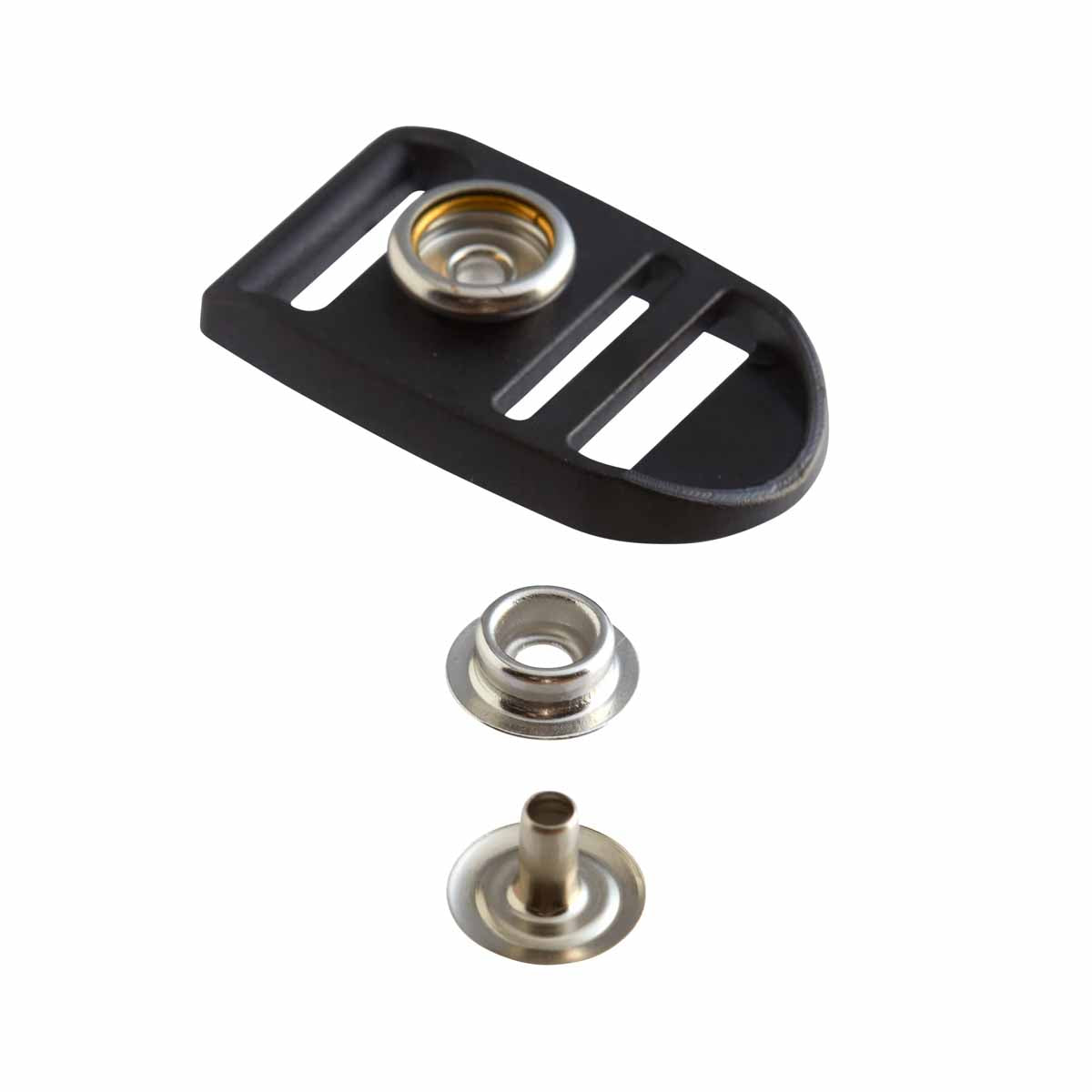 Boucle de réglage avec bouton pression - 19mm - Tandy Leather 1270-00 - Deco Cuir