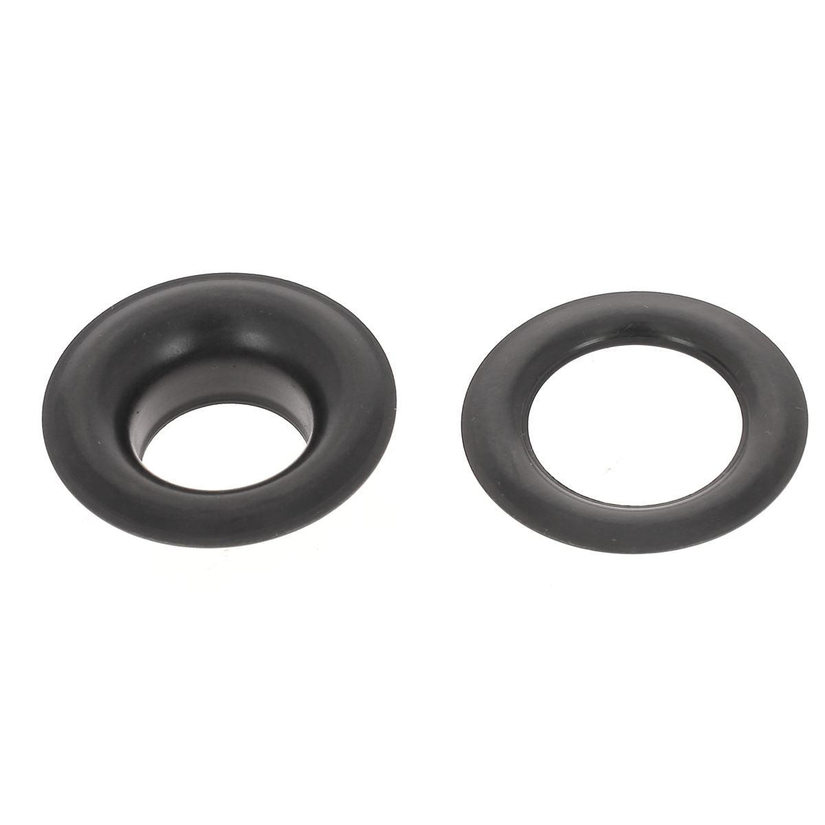 oeillets avec rondelles - Osborne - Noir mat