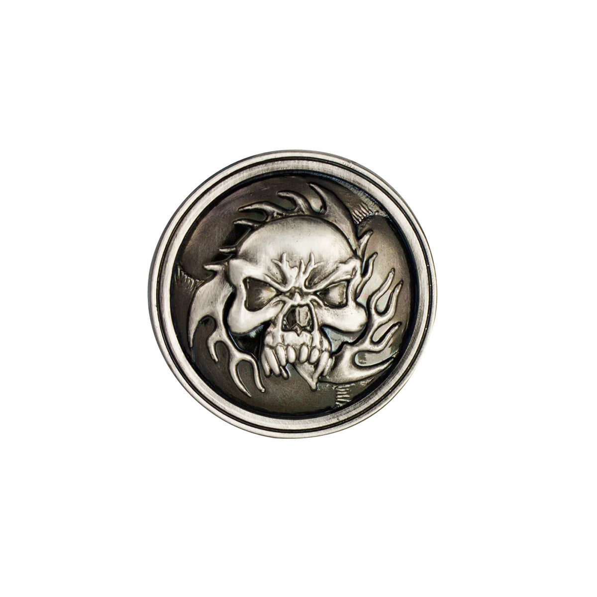 Concho à visser LIBELLULE - 34x33mm - Nickelé satiné | Deco Cuir