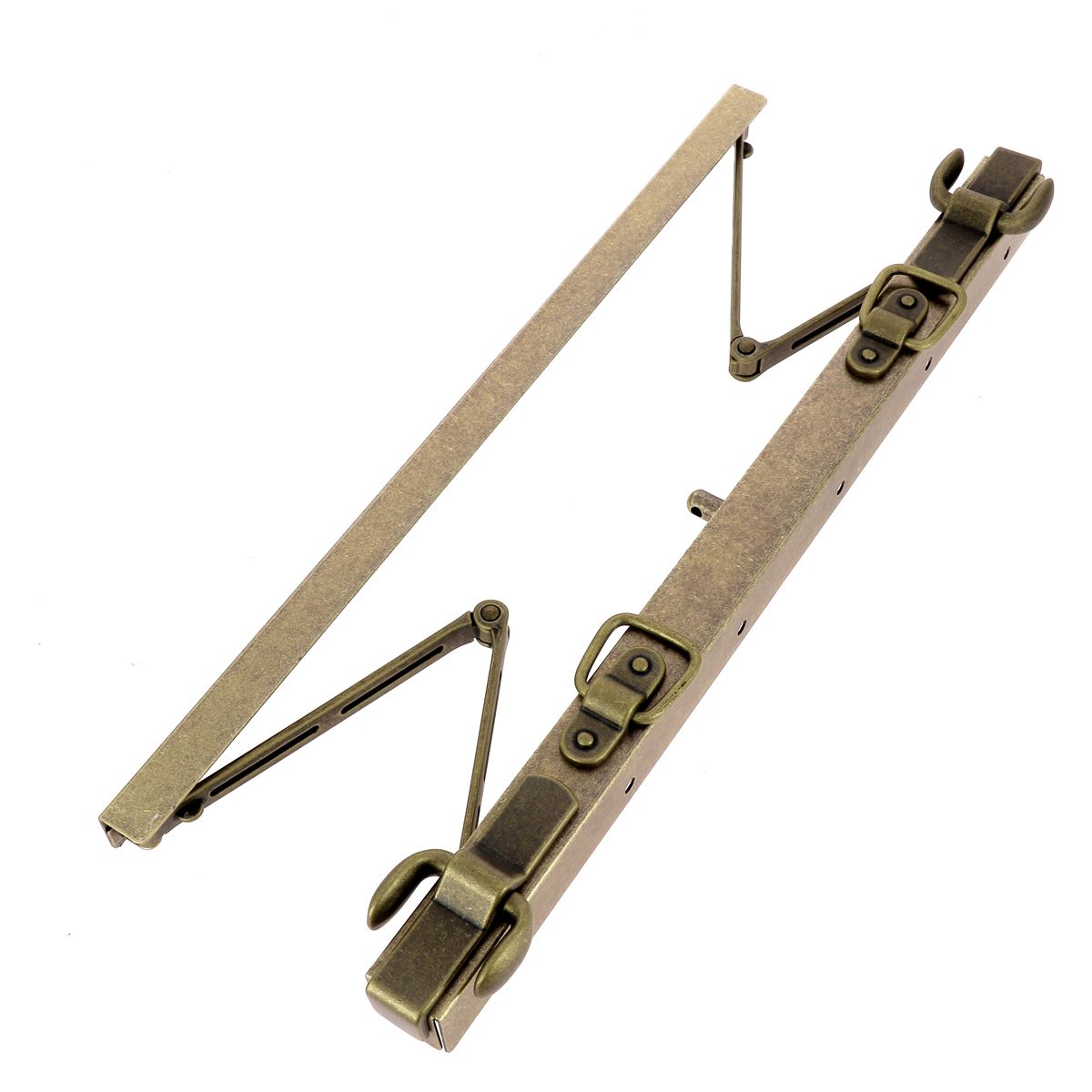 Fermoir pour sac médecin - Laiton vieilli - 35 cm