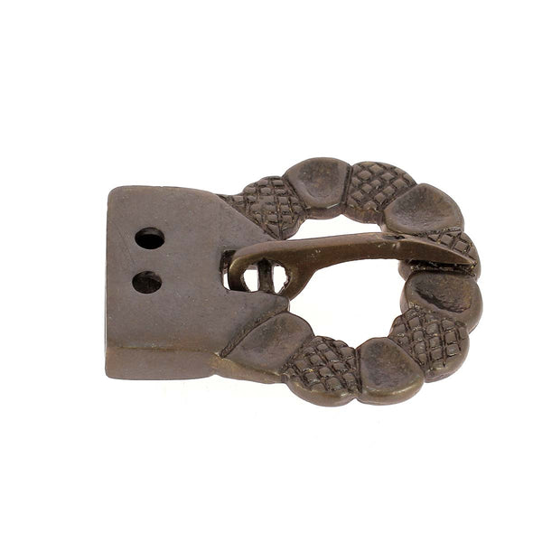 Boucle de ceinture style médiéval pour reconstitution historique ou jeux de rôle - Pour lanière en cuir de 2 cm