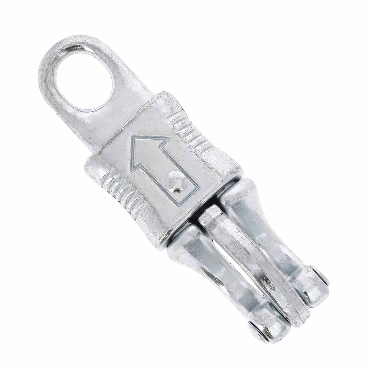 Mousqueton anti-panique en inox zingué