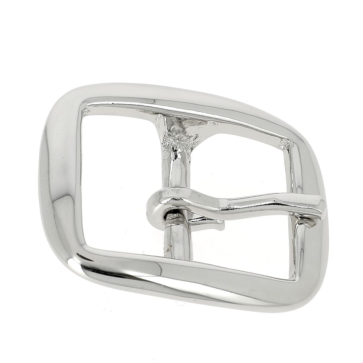 Boucle double en laiton FIP - Tandy Leather - Nickelé