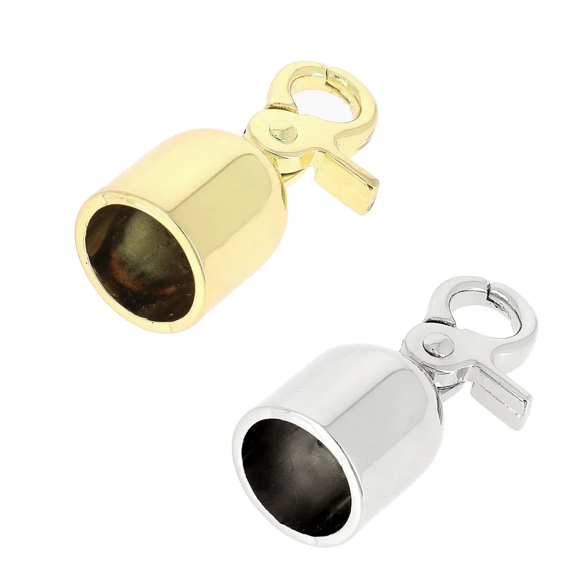 Embout pour pompon en métal pour porte-clé et bijou de sac