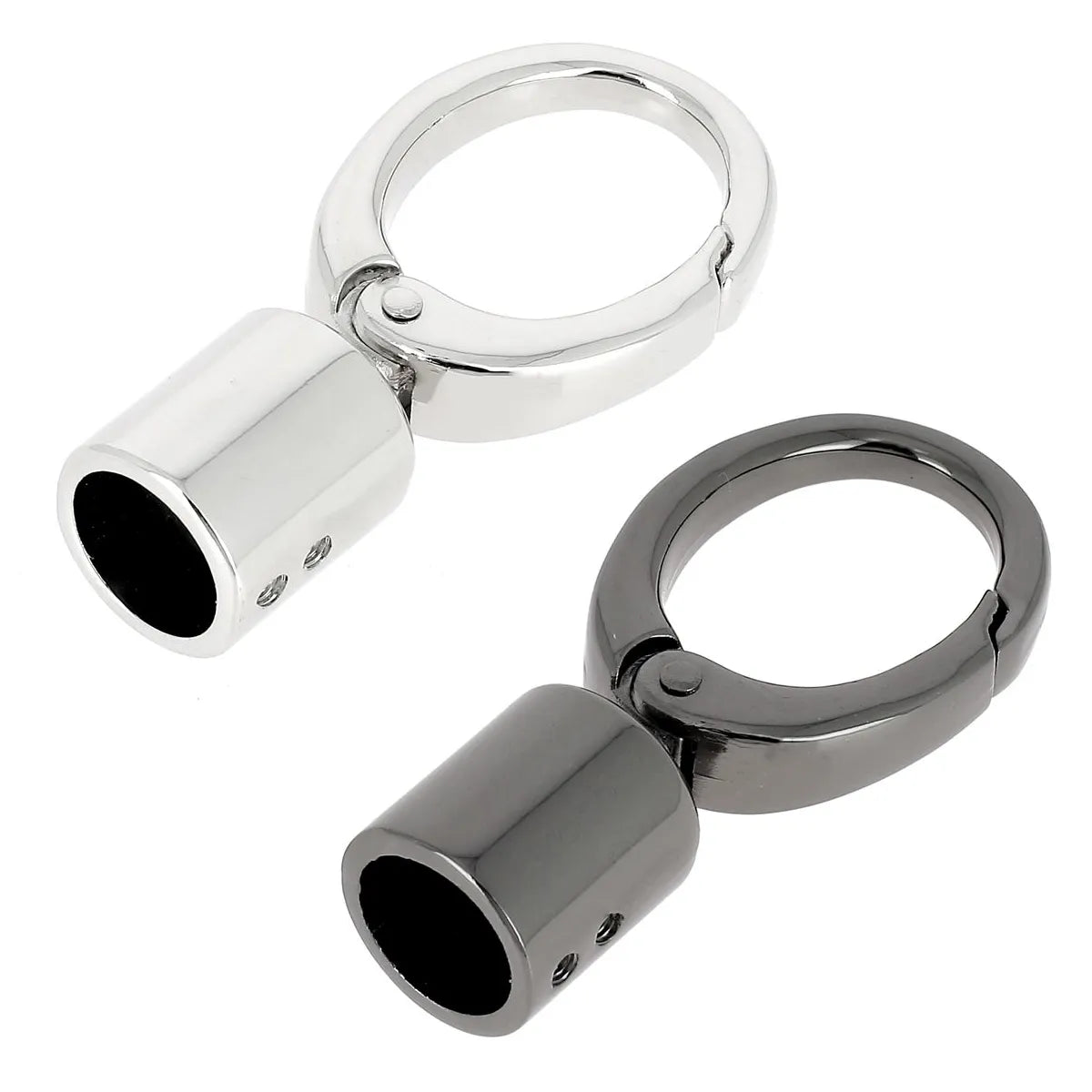 Embout pour pompon en métal pour porte-clé et bijou de sac