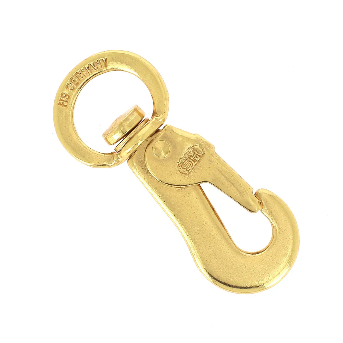 Mousqueton crochet - PLAQUÉ OR 0.2µ VERNI