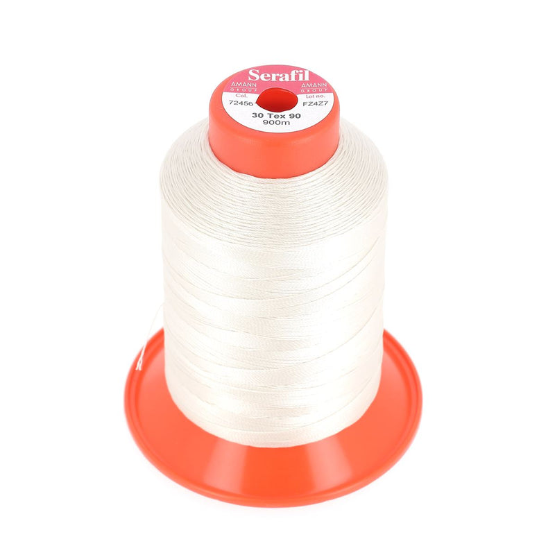 Bobine de fil polyester SERAFIL N°30 - 900mBobine de fil polyester SERAFIL N°30 - 900m