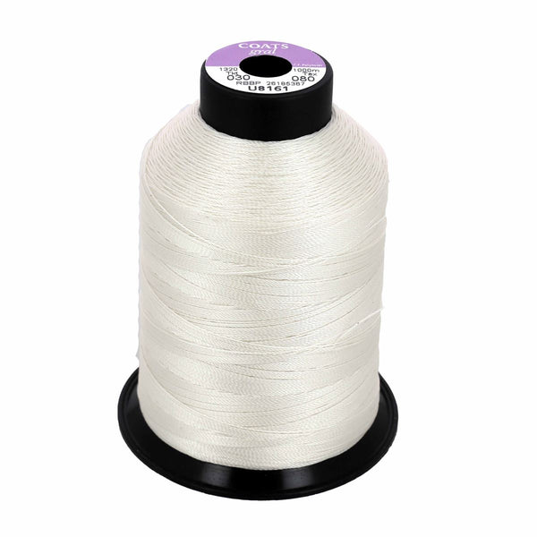 Bobine de fil polyester GRAL N°30 - 1000m Ivoire U8161