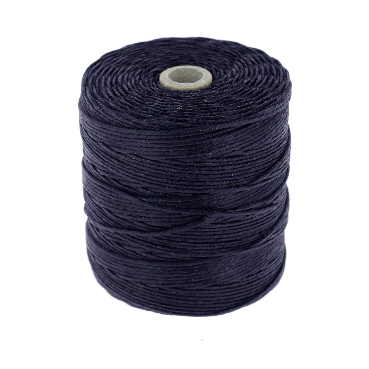 Bobine de fil de lin poissé - Bleu marine