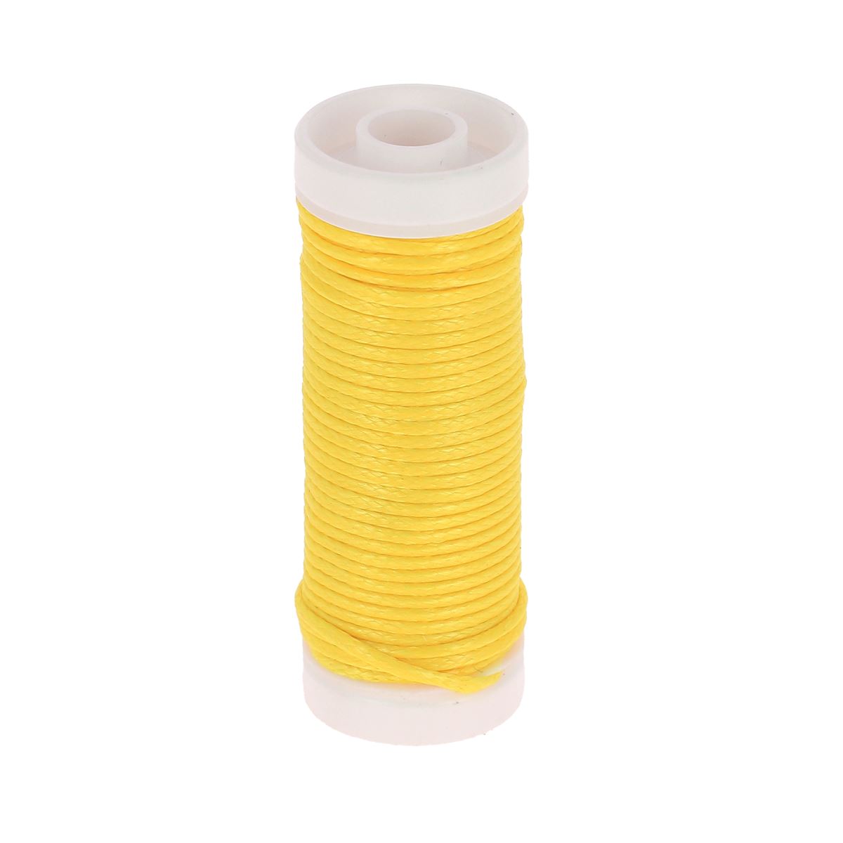 Coton ciré rond 1 mm - JAUNE 68013 - Fait en France