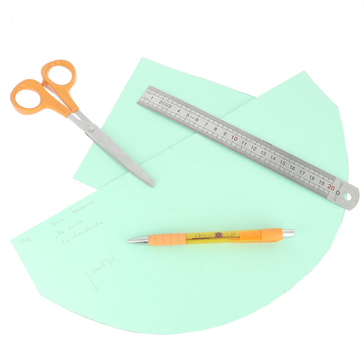 Carton spécial pour patronage 320g/m² - Vert clair - 65X100cm - Deco Cuir