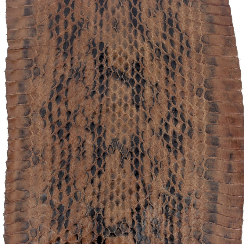 Lot SURPRISE de petits morceaux de cuir de serpent Élaphe - COULEURS DIVERSES - 50cm