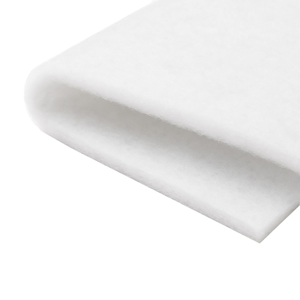 Coupon de mousse Ouate polyester 200g/m² - BLANC - 100x155cm