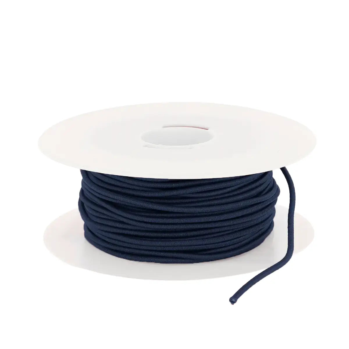 Bobine de 25 mètres de cordon élastique Ø 1,9mm BLEU MARINE