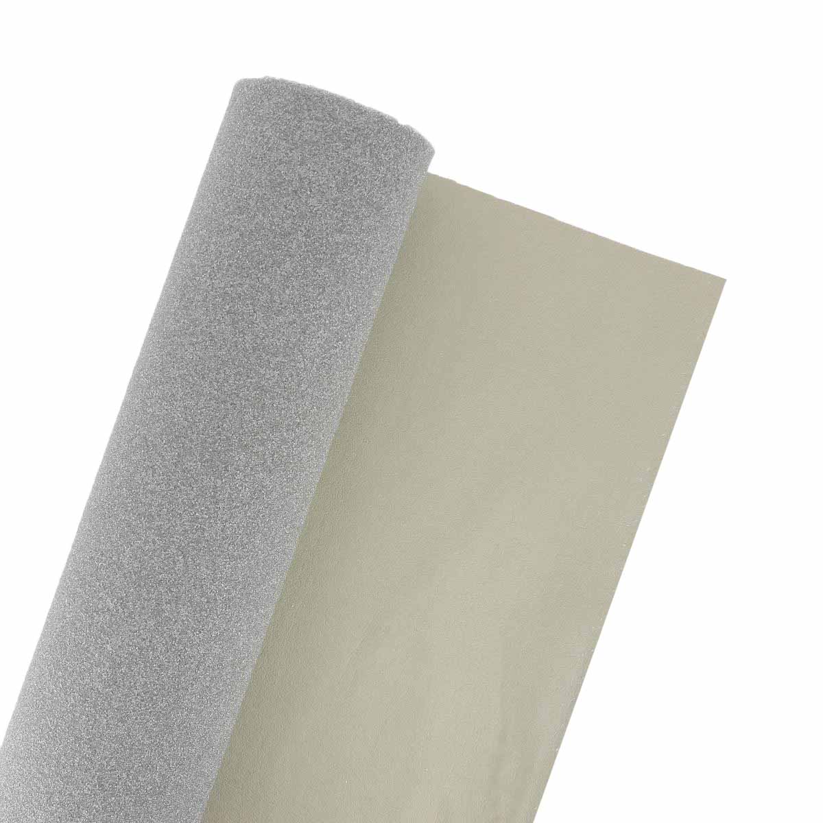 Coupon de tissu microfibre doublé mousse - GRÈGE - 0,50x1,45m