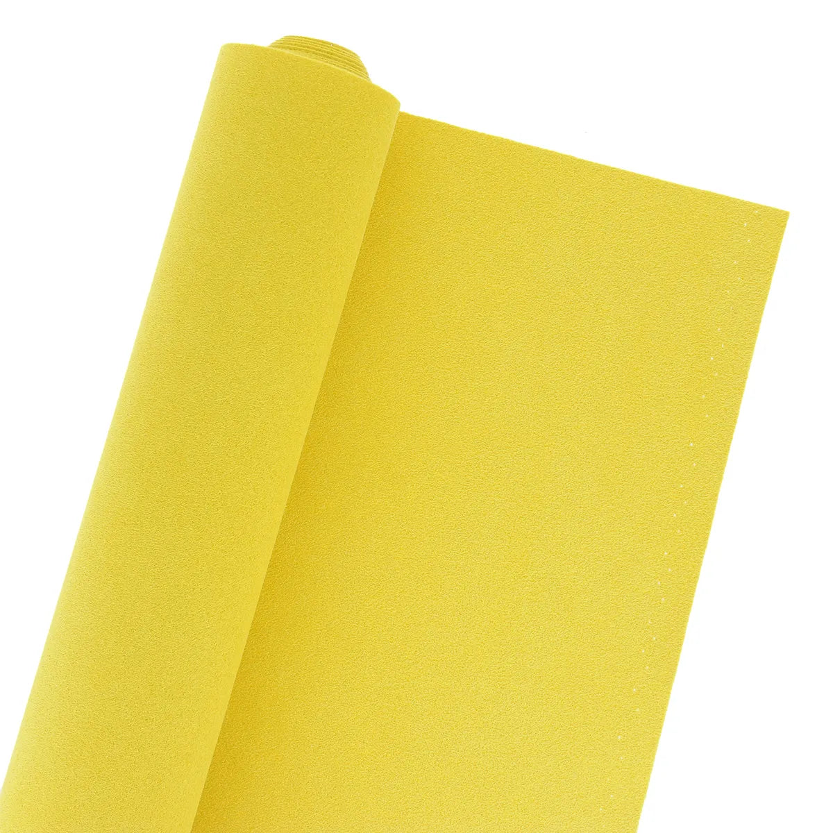 Tissu microfibre Alcantara jaune chartreuse vendu en coupon 50x145 cm