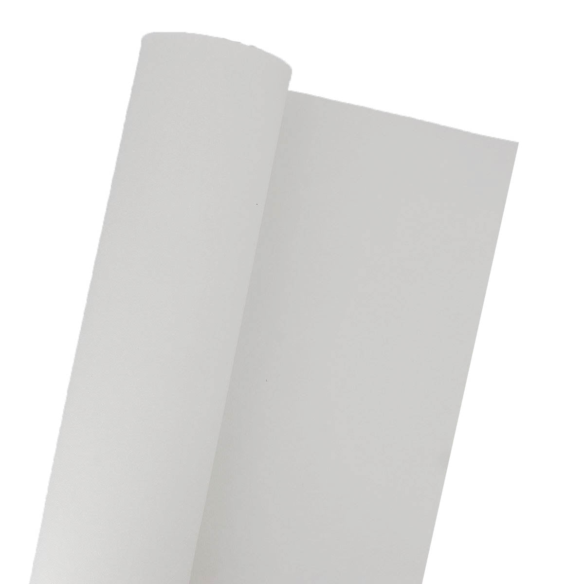 Coupon de tissu microfibre doublé mousse - BLANC - 0,50x1,40m