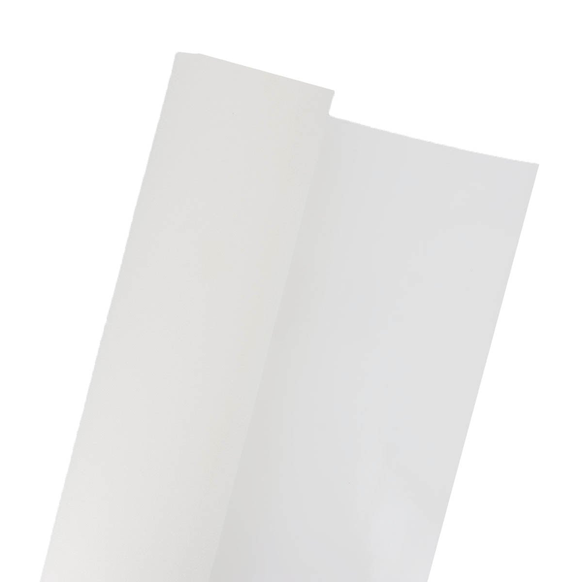 Coupon de tissu microfibre doublé mousse - BLANC VERNI - 0,50x1,40m