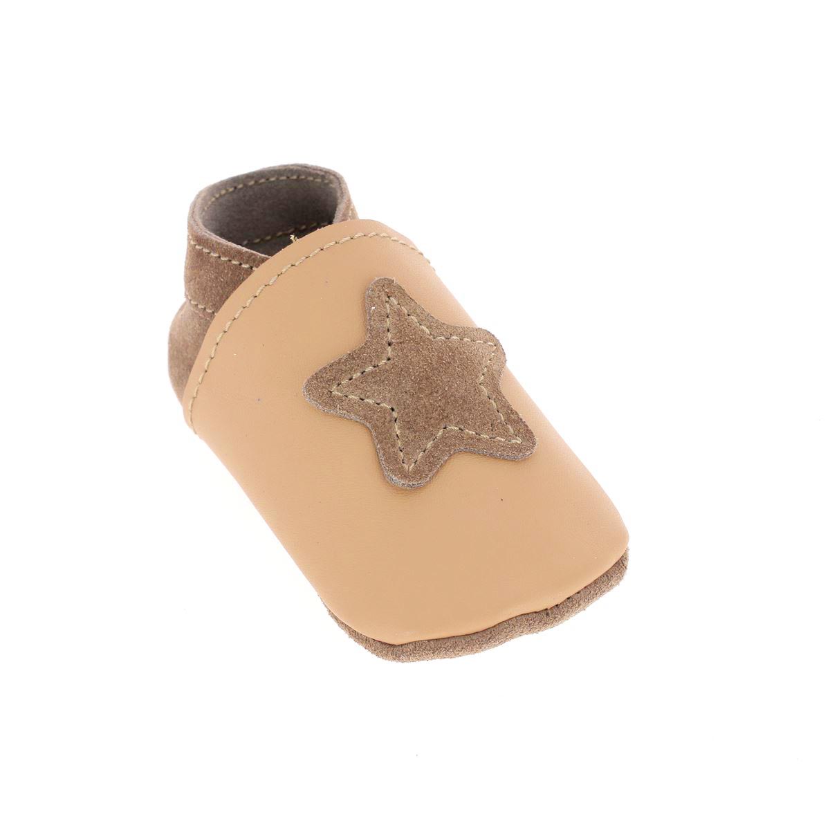 Kit DIY Chaussons en cuir pour bébé avec Étoile - NOUGAT