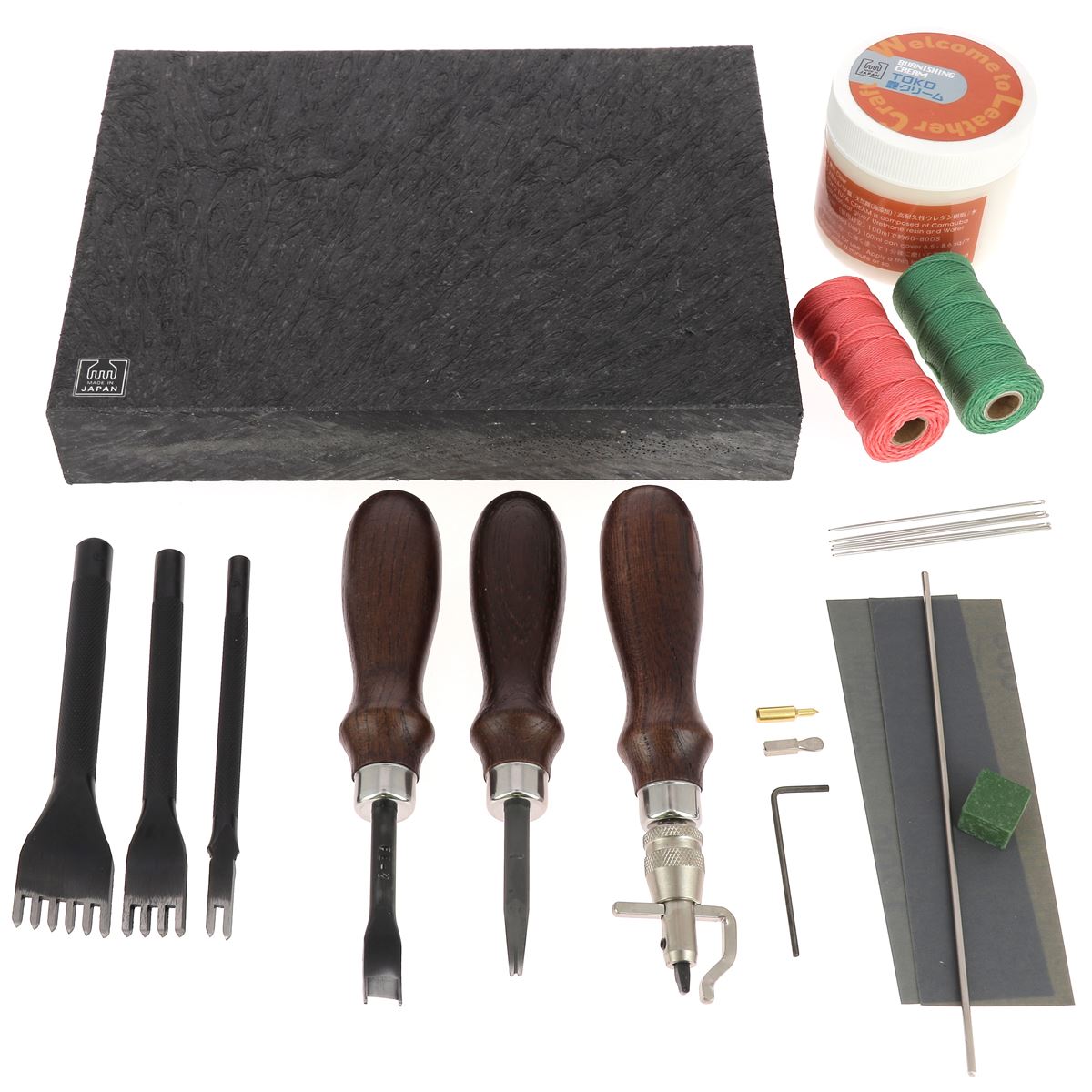 Kit outils pour le travail du cuir - Couture à la main et tranches - Gamme PRO - Oka - Deco Cuir