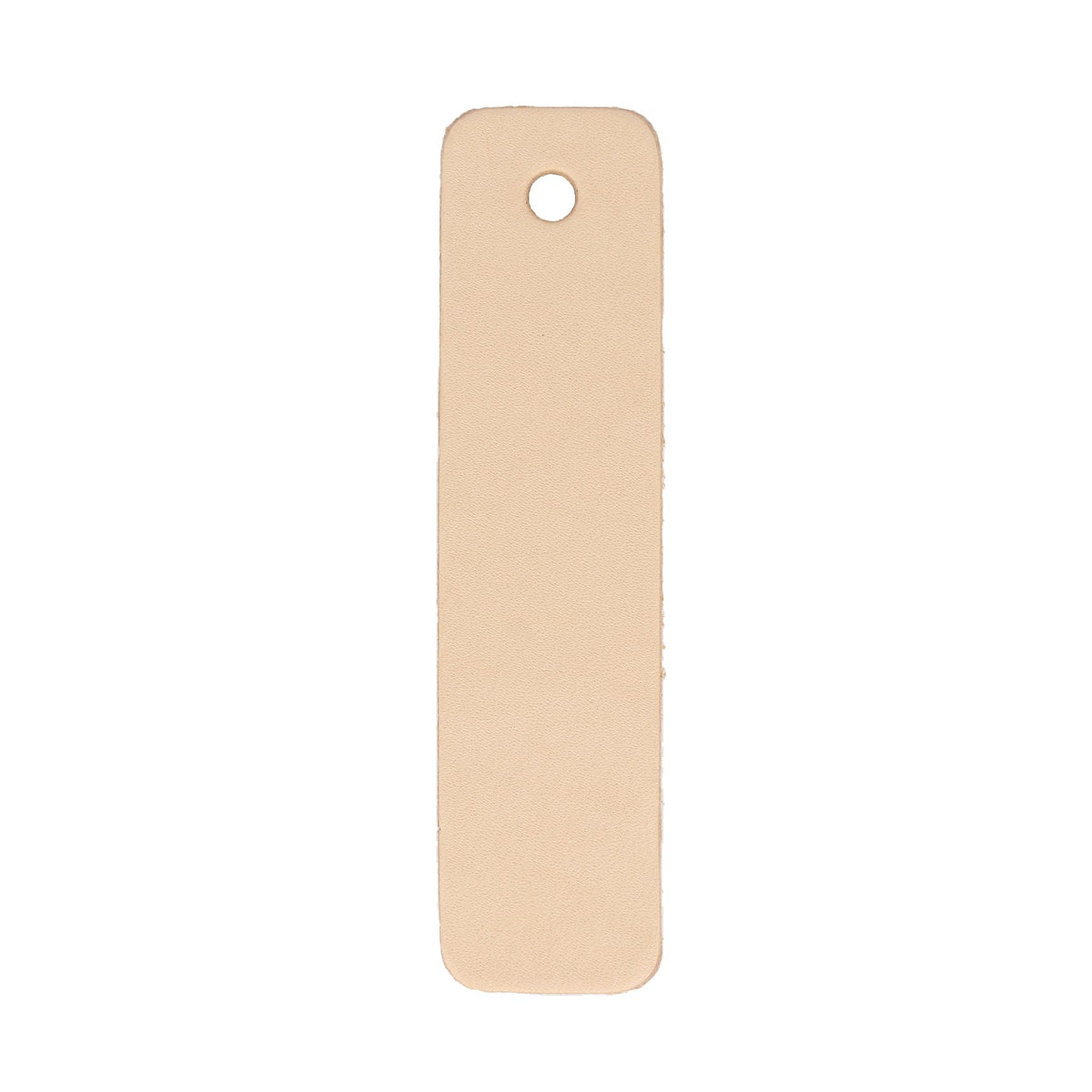 Découpe RECTANGLE pour porte clés en cuir naturel à personnaliser