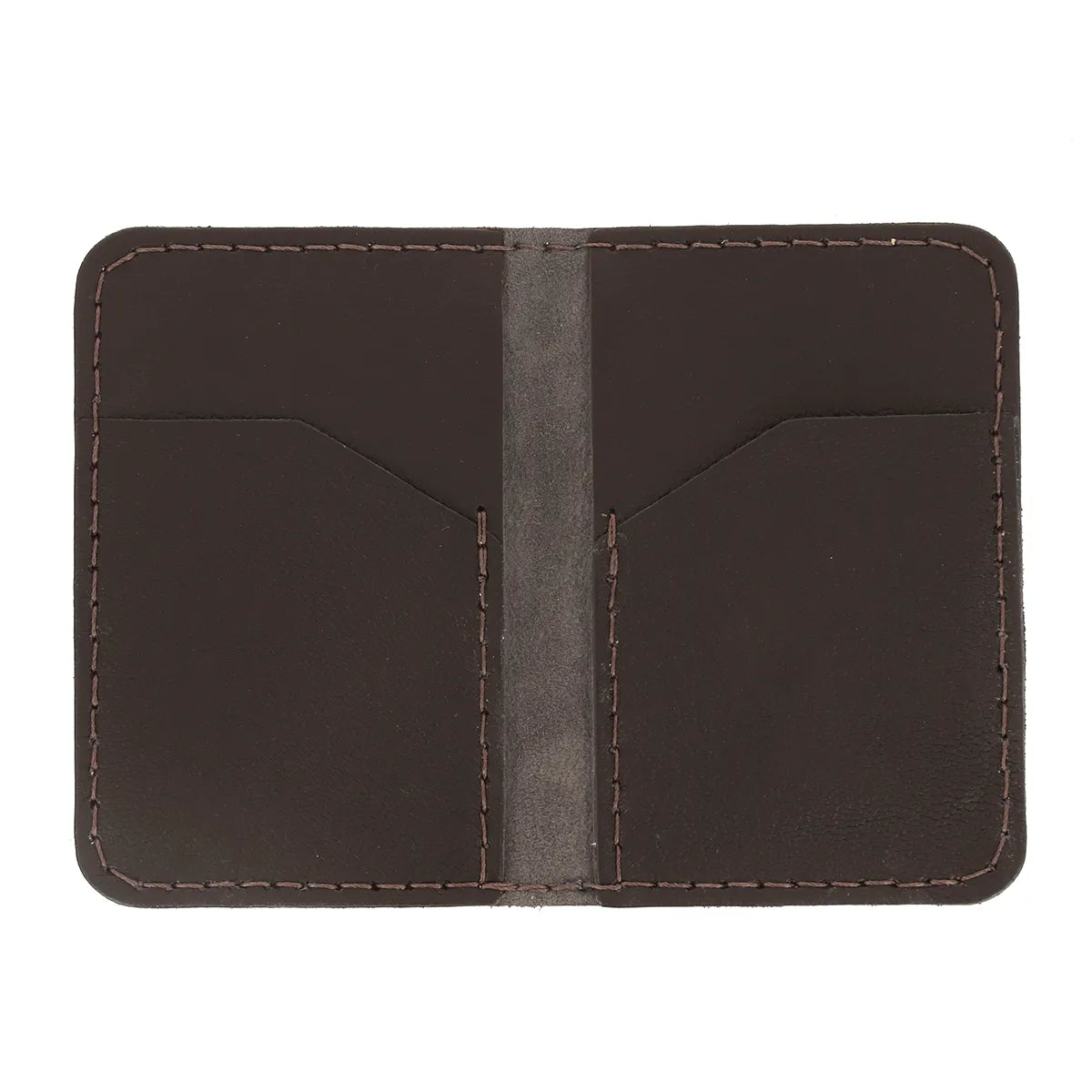 Porte cartes en cuir marron - Kit DIY débutant