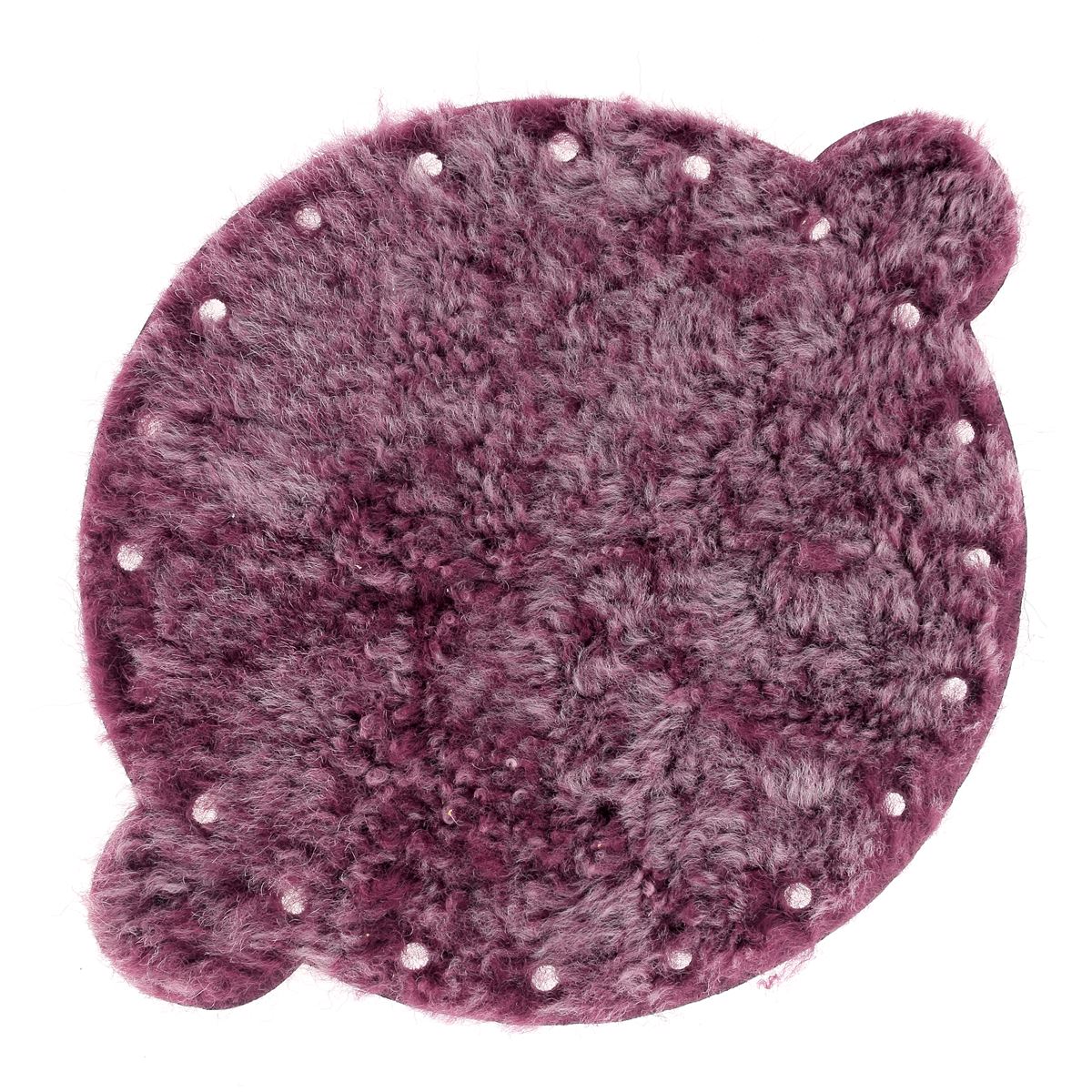 Découpe pour bourse en cuir lainé - Diamètre 14,5cm