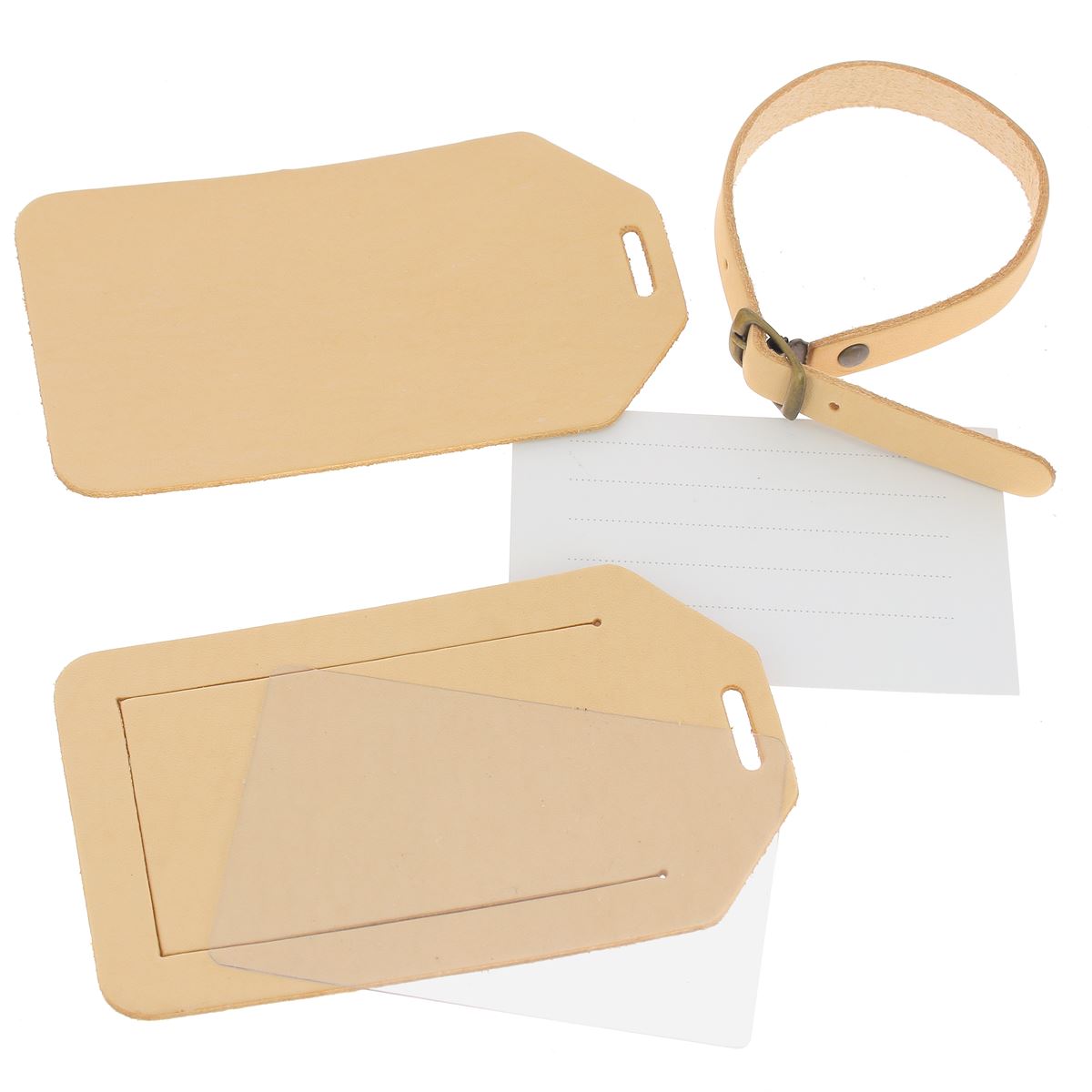 DIY kit Luggage tag holder Deco Cuir