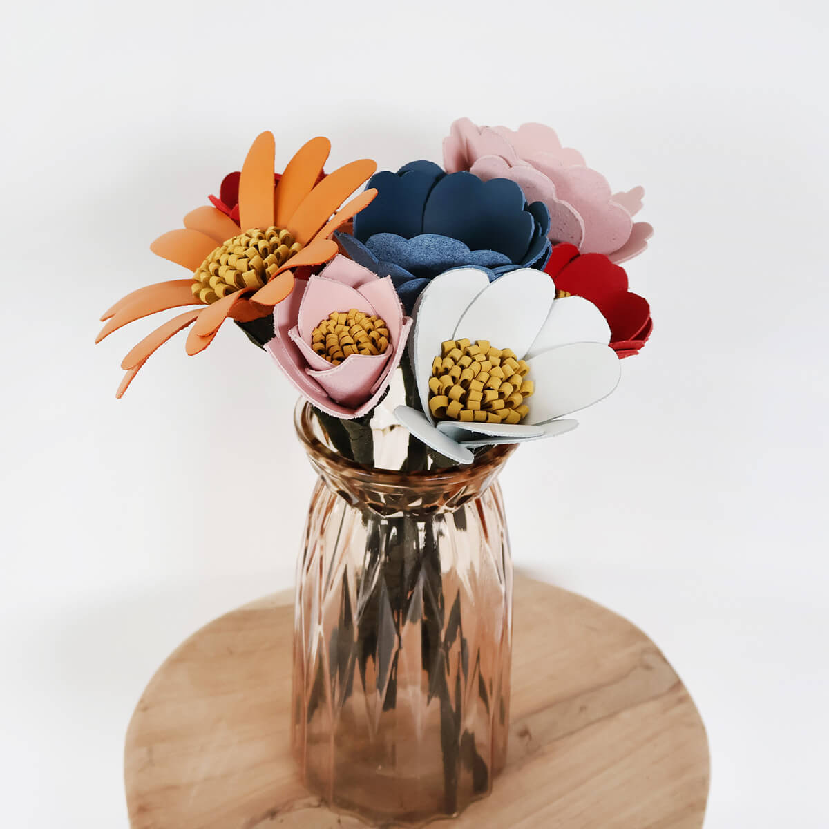 Patron PDF fleurs en cuir avec licence commerciale