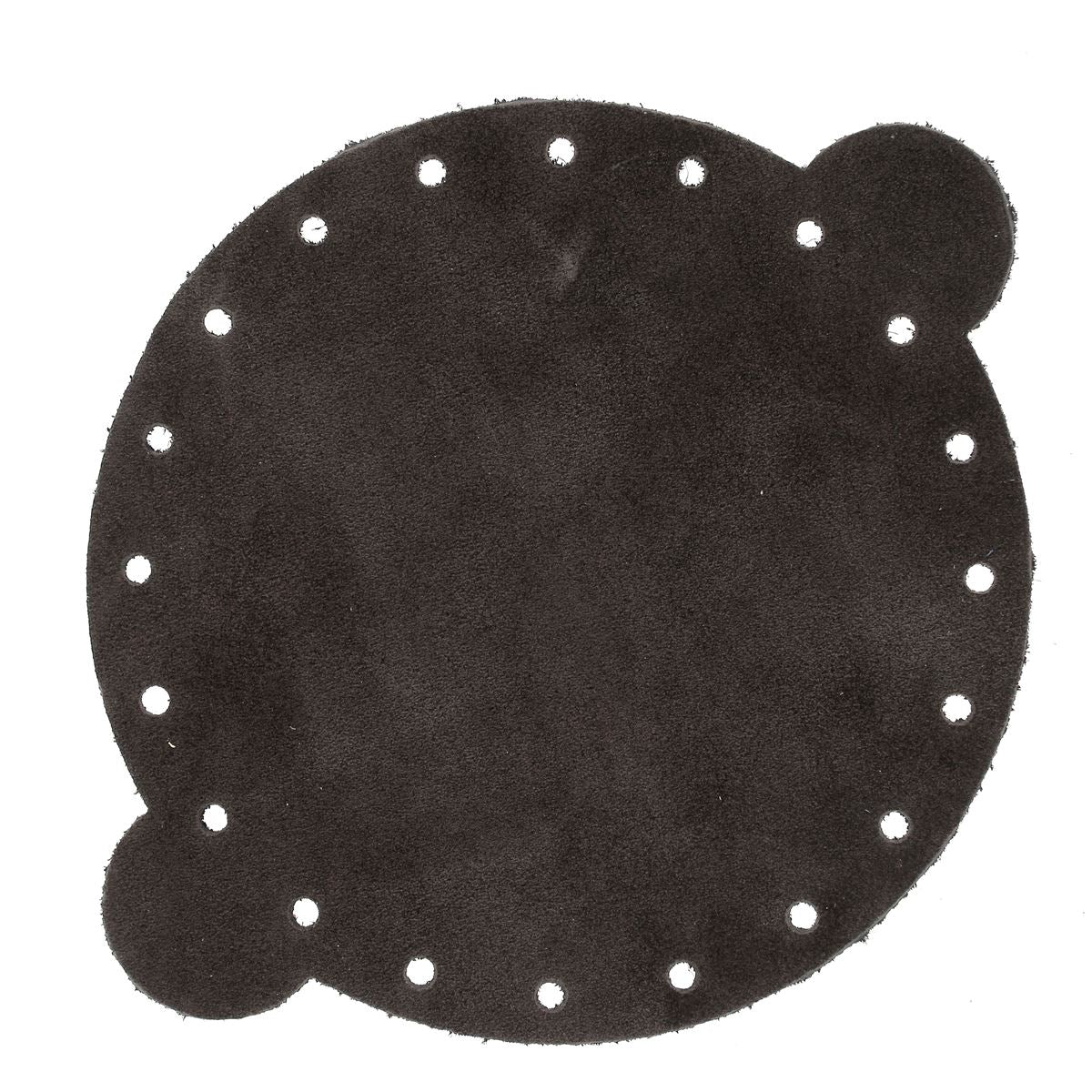 Découpe pour bourse en croute de cuir velours - CHOCOLAT R74