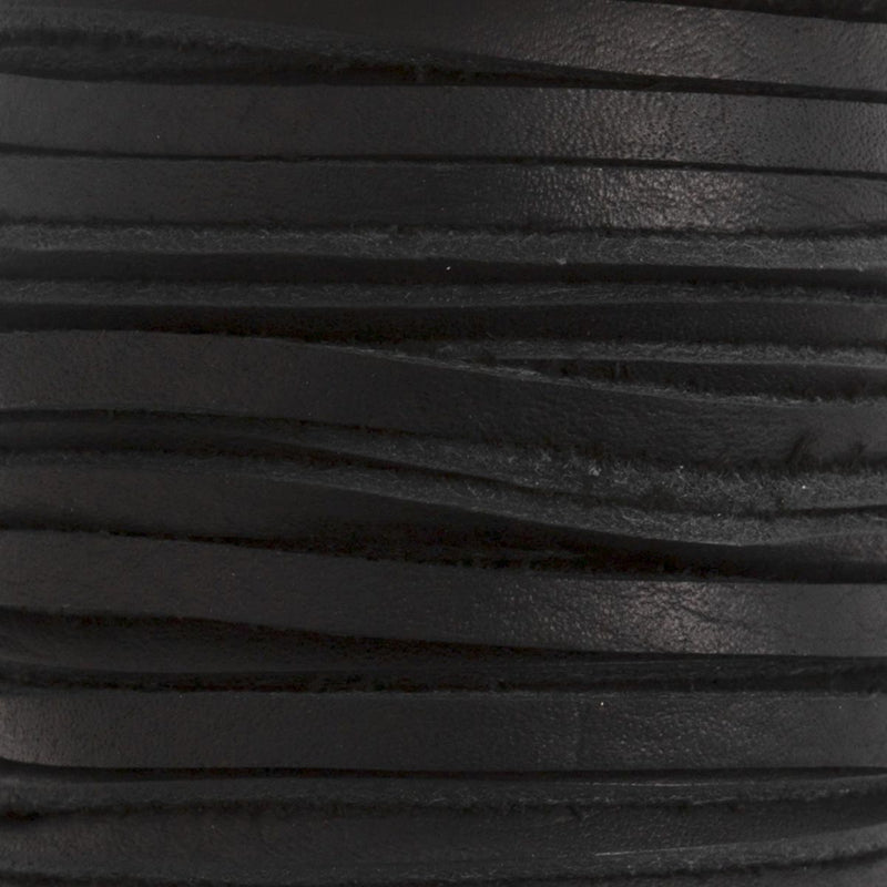 Lacet en cuir de vachette Kodiak plat - Largeur 4mm - Bobine de 15 mètres - Tandy Leather