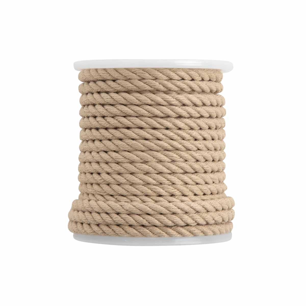 NATURAL DYED NYLONROPE CARABINER 01 Neon Green 6mm 100% Recycled