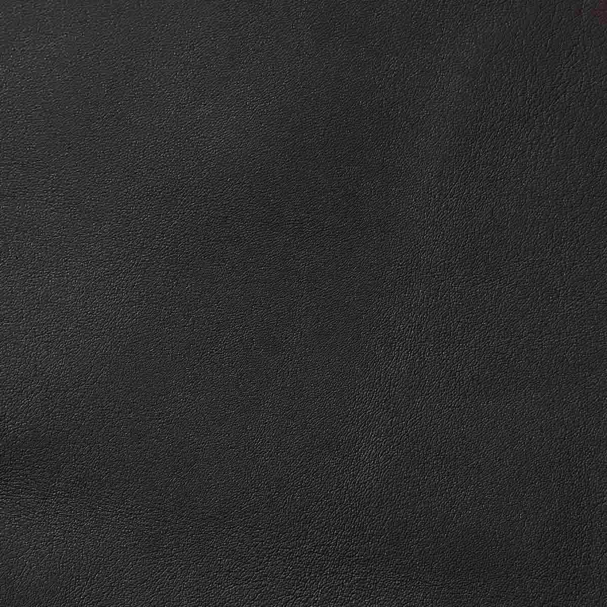 Morceau de cuir de veau lisse - NOIR I19 - Deco Cuir