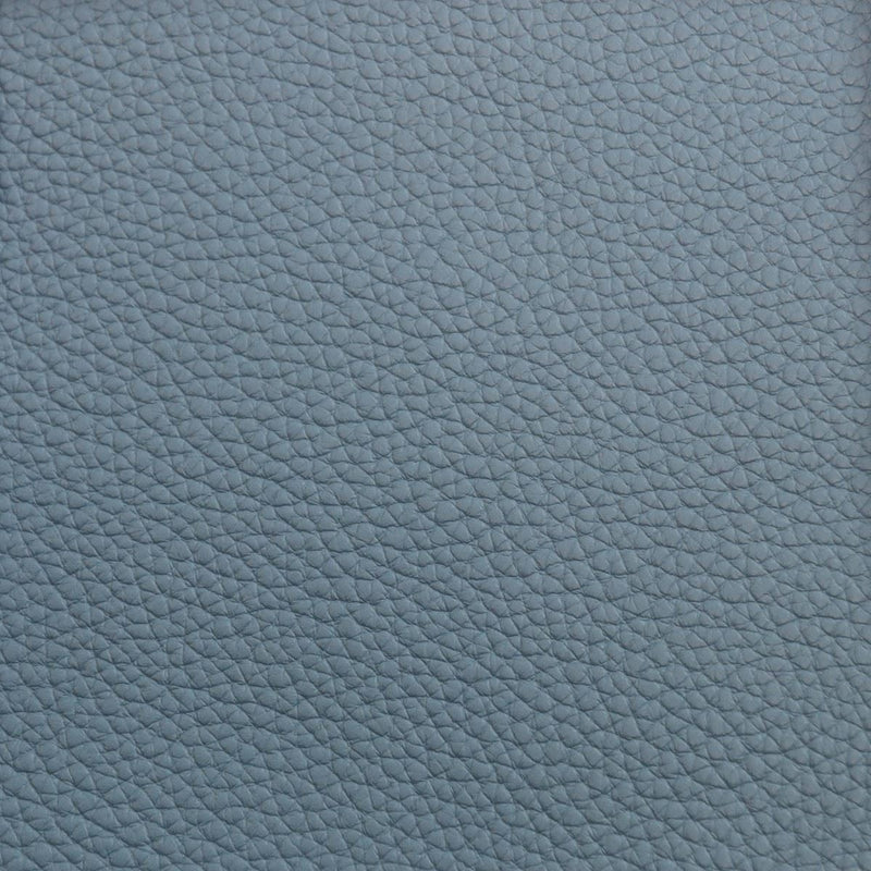 Morceau de cuir de taurillon GROGRAIN - BLEU ORAGE K14