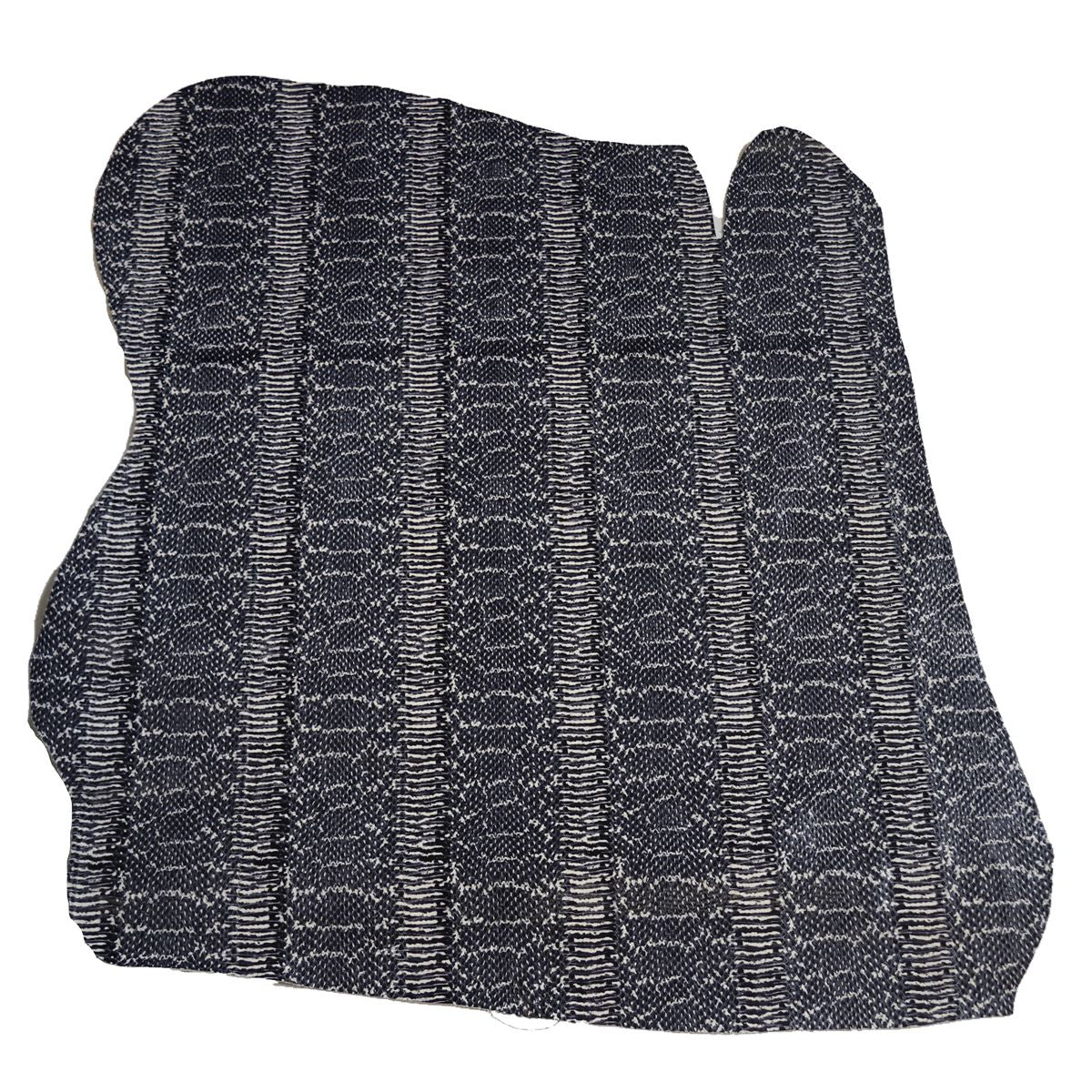 Peau de cuir de veau imitation serpent - NOIR L27