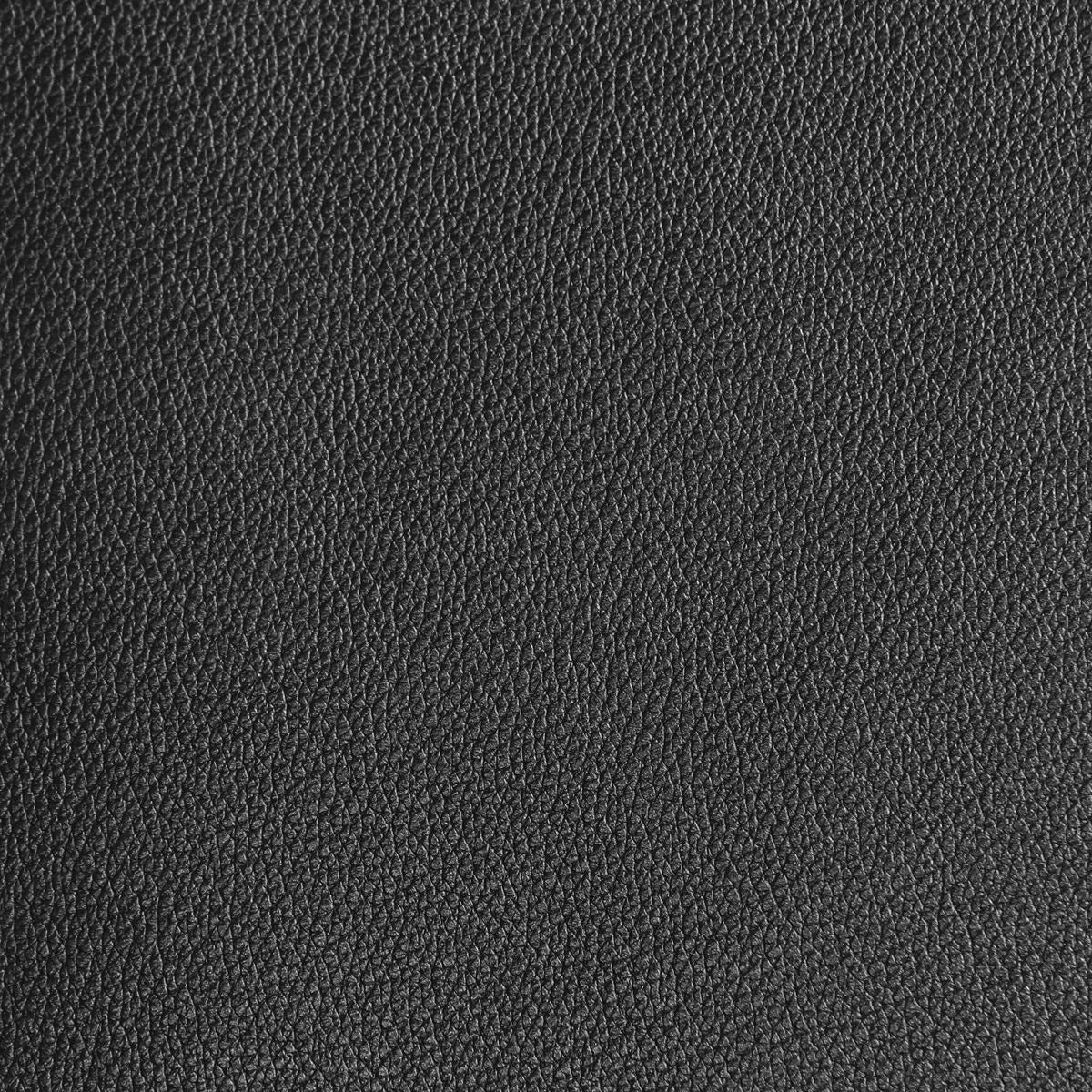 Morceau de cuir de veau grainé - NOIR L48