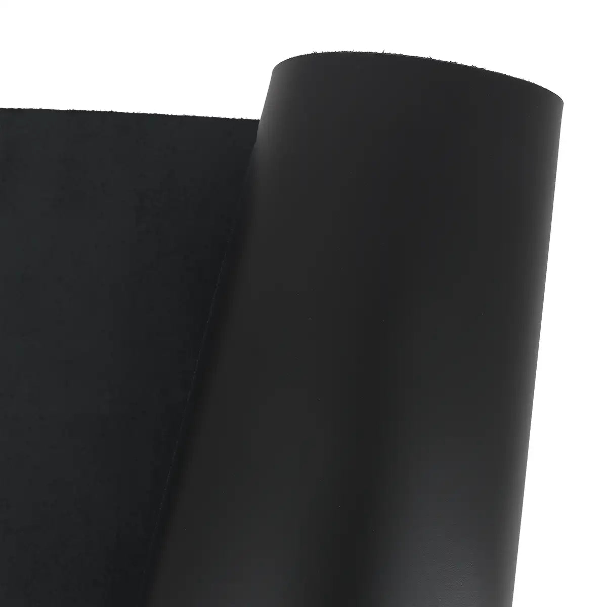 Peau de cuir de vachette lisse et ferme - NOIR L78 - Deco cuir