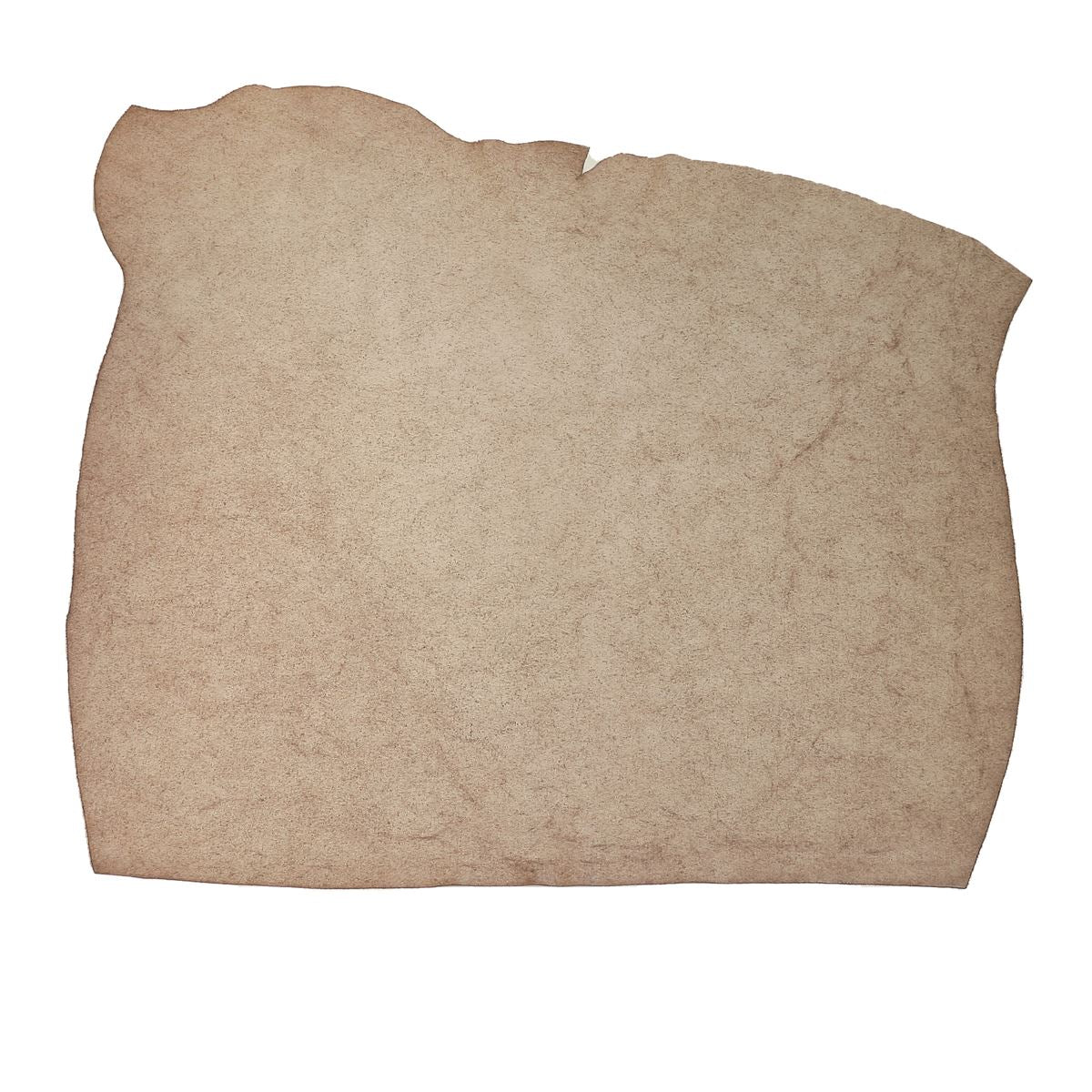 Croûte de cuir de veau - Velours effet tissé - MARRON M12