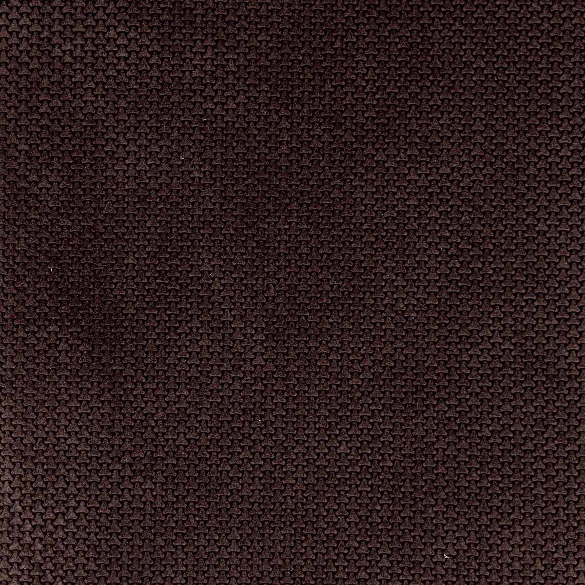 Morceau de croûte de cuir velours effet tressé - MARRON BOURGOGNE M20 - Deco Cuir