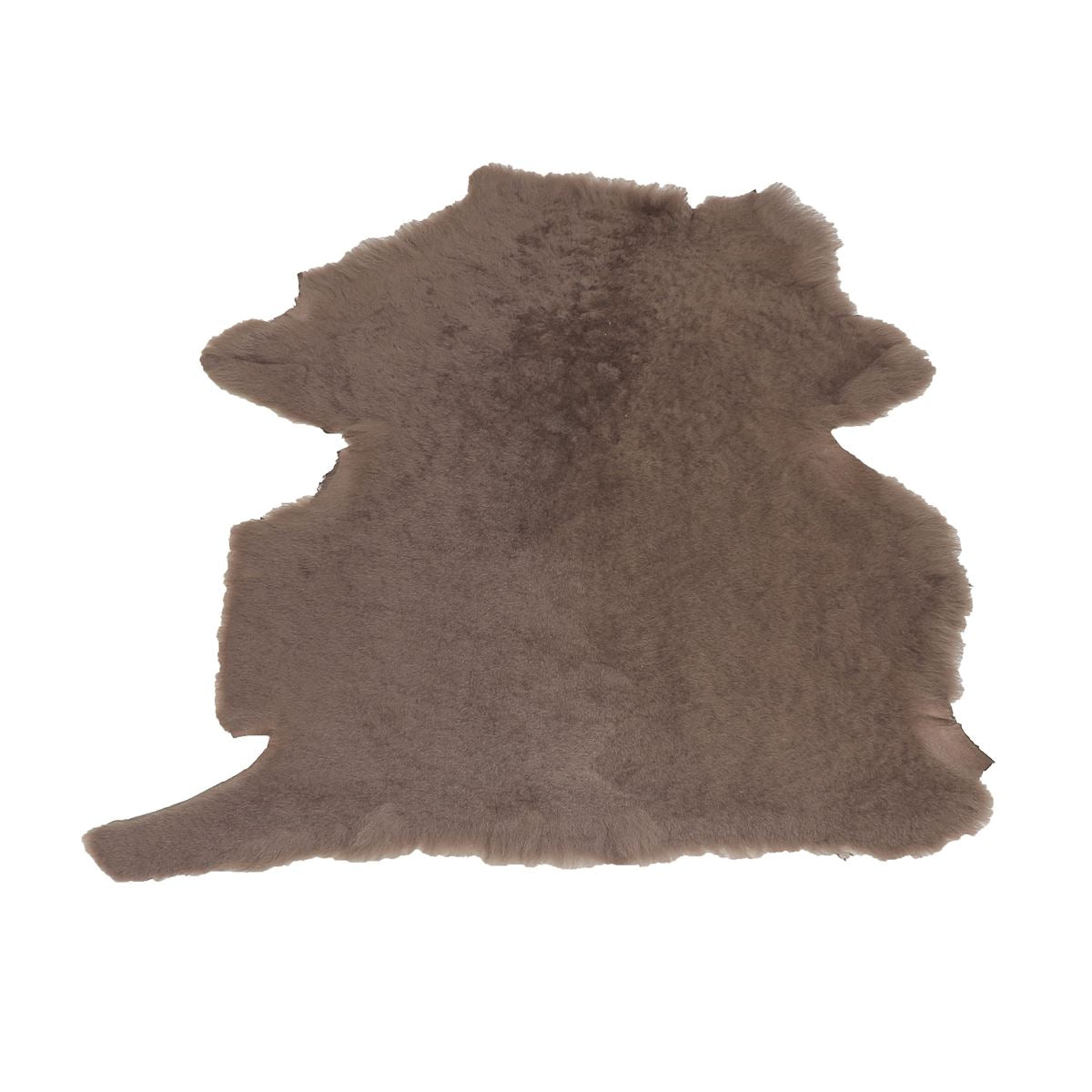 Peau de mouton lainé lisse - Dos pigmenté - BRUN M68