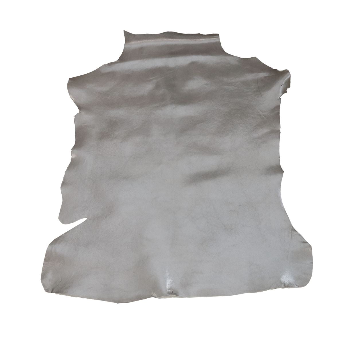 Peau de cuir de chèvre nappa nacré - GRIS P09