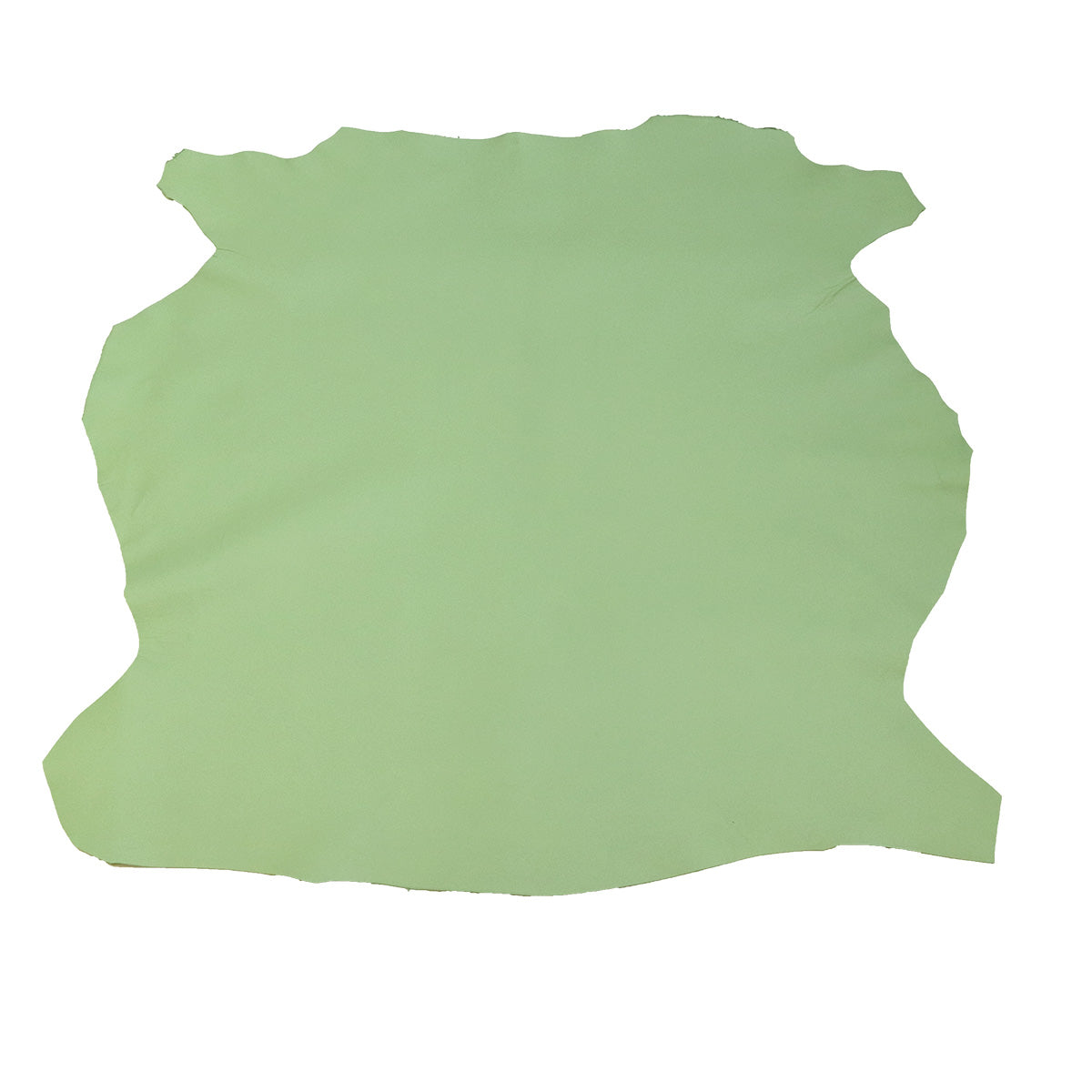 Robe Longue En Cuir D'agneau Vert D'eau Barbara Wood - Taille 40 - Vintage Années 80