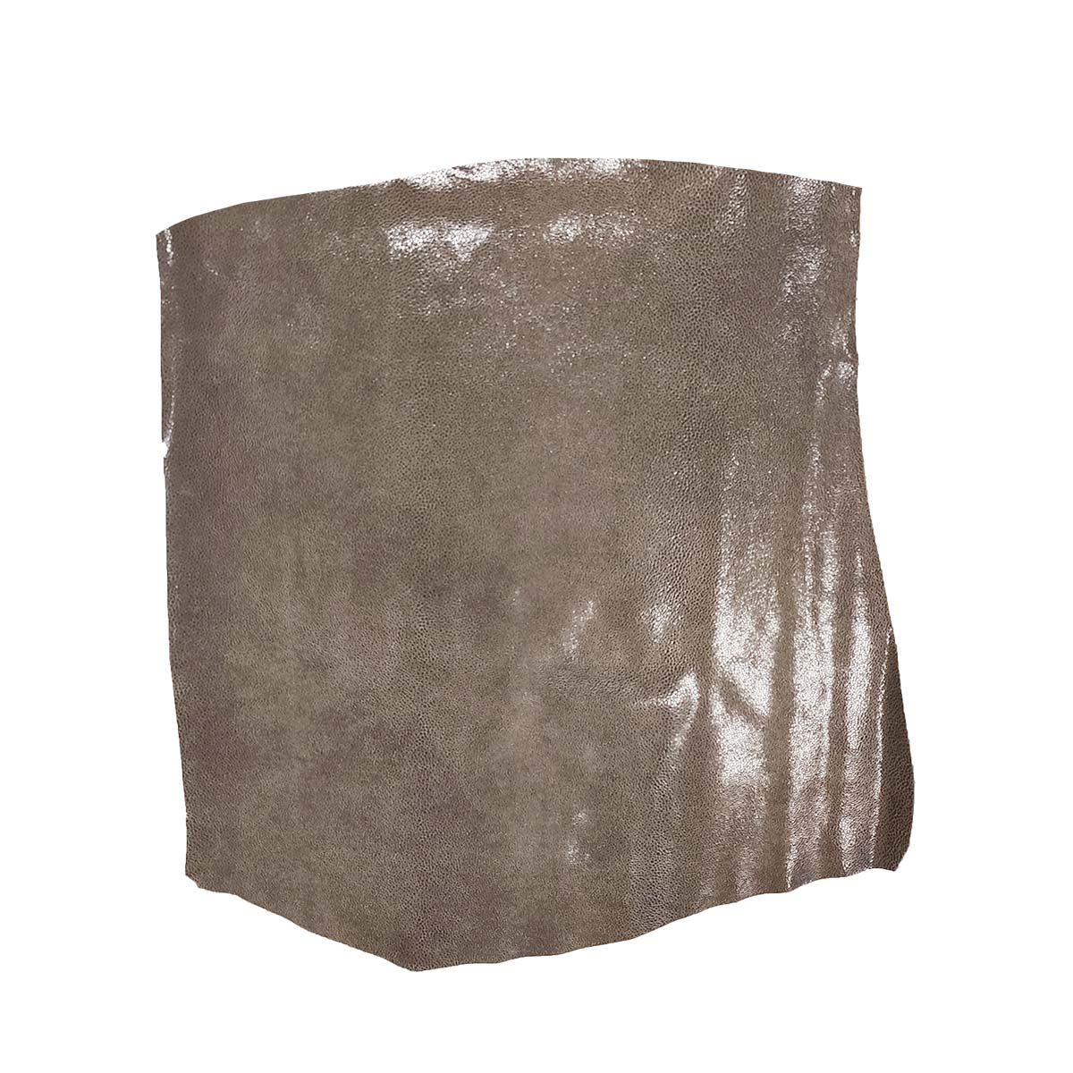 Croûte de cuir de veau - Velours imitation grain galuchat - TAUPE Q88