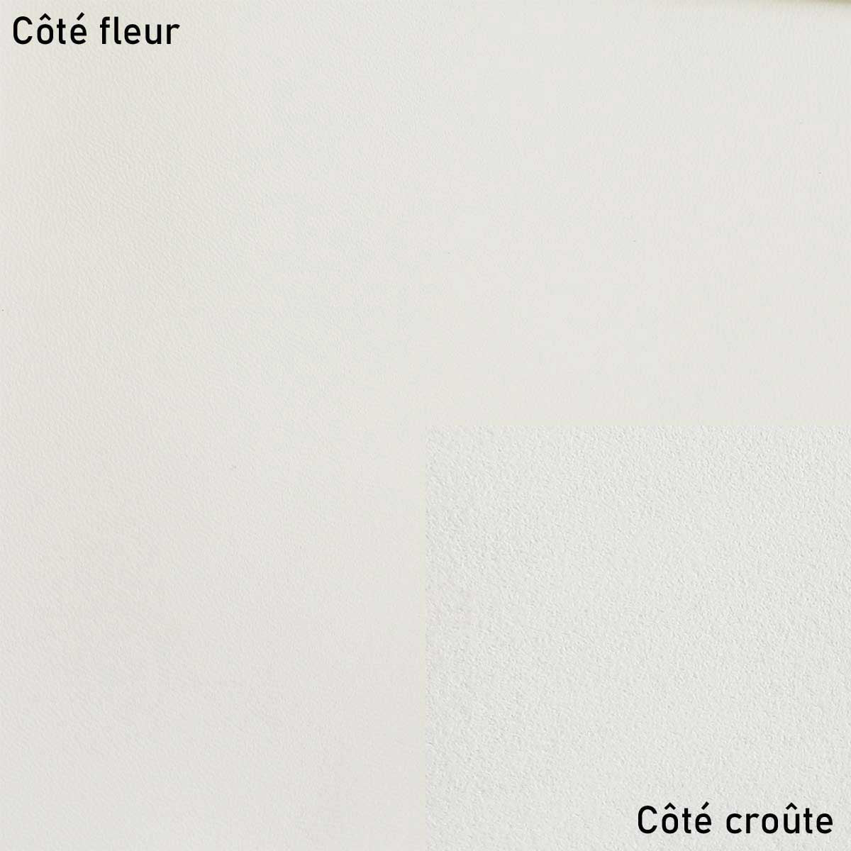 Peau de cuir d'agneau nappa - BLANC R02