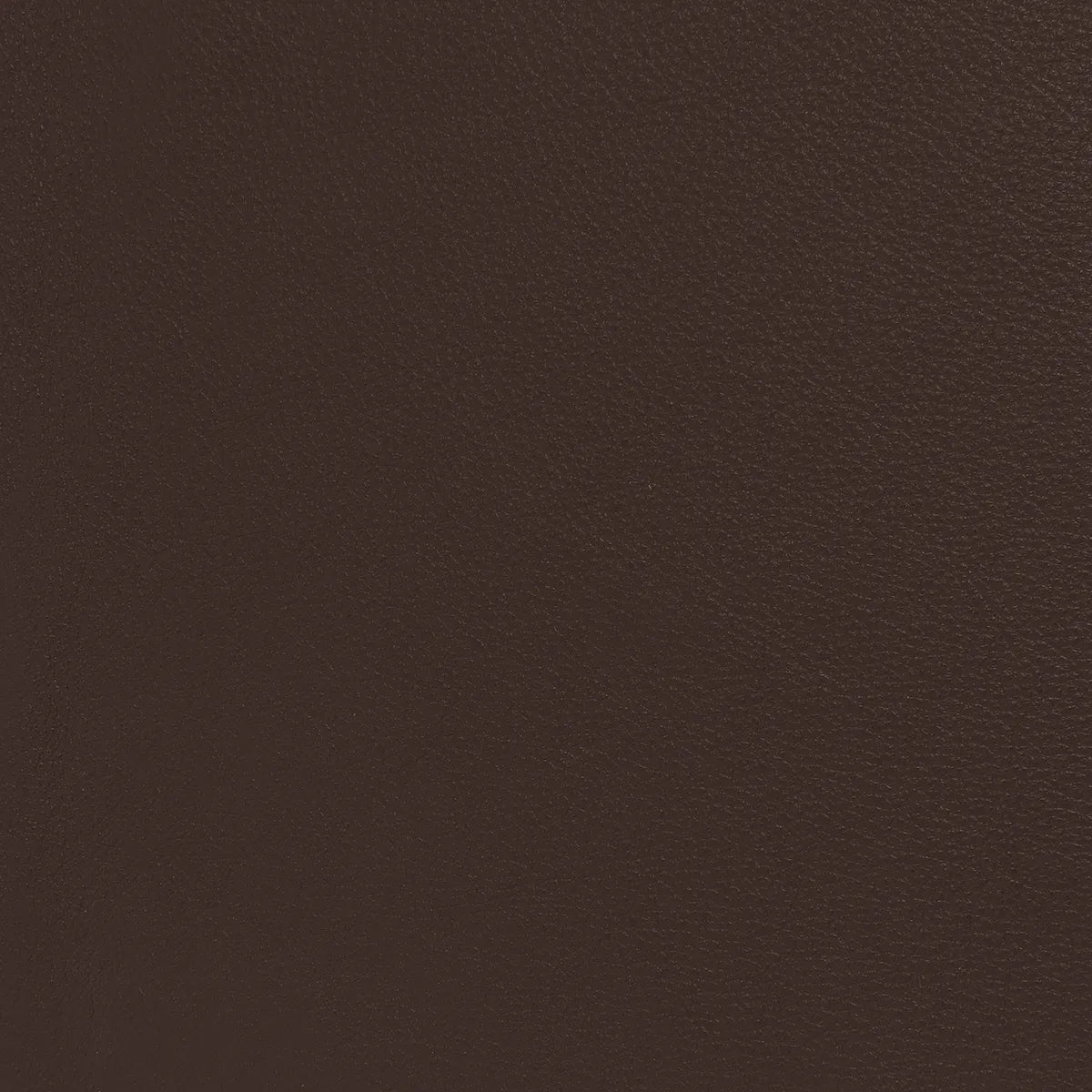 Morceau de cuir de vachette grainé couleur marron foncé, idéal pour réaliser : prototype, test, petite maroquinerie...