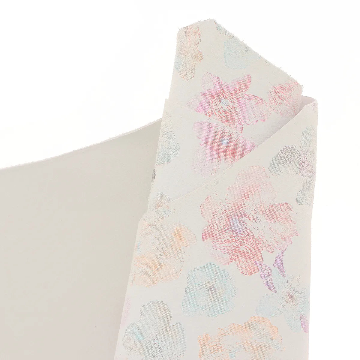 Cuir de chèvre velours fantaisie - Floral S70 - Deco cuir