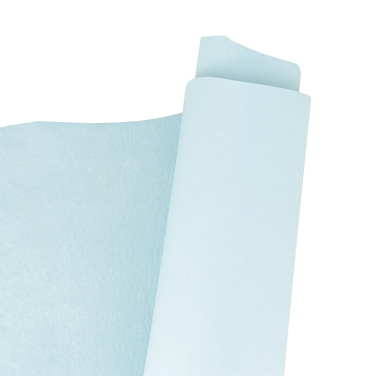 Peau de cuir d'agneau lisse couleur bleu clair idéale pour de la doublure de sac à main, sac de voyage